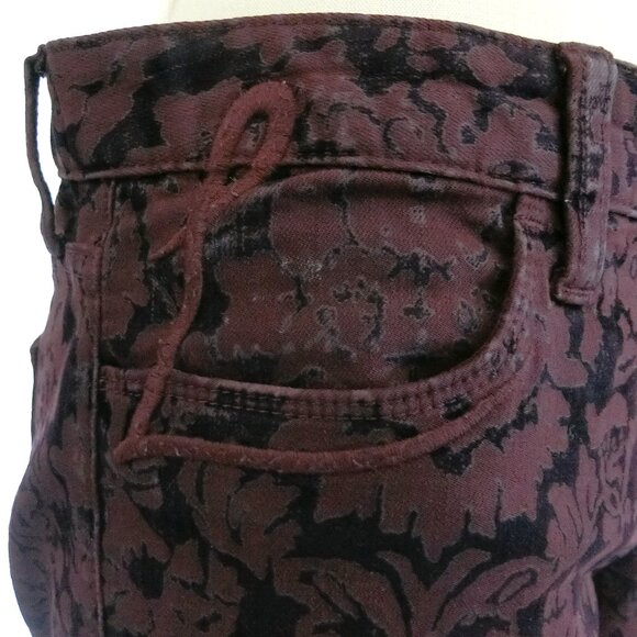 Plum Baroque Skinny Jeans - Picture 4 of 7